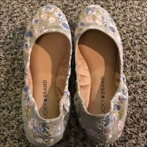 Floral print Lucky Brand flats